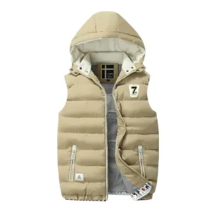 West Louis™ Cotton-Padded Sleeveless Jacket