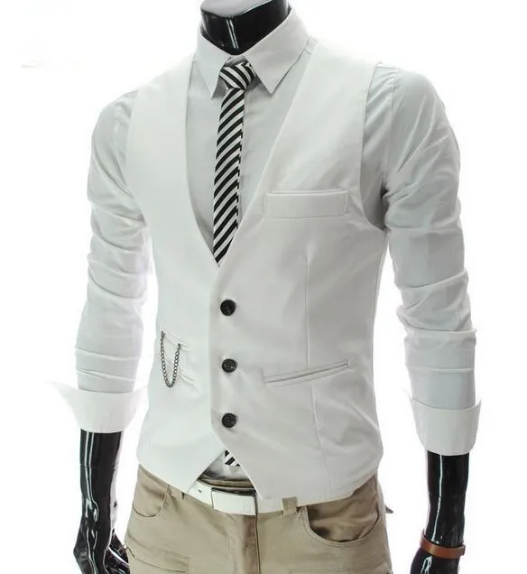 West Louis™ Leisure Cotton Gentleman Vest