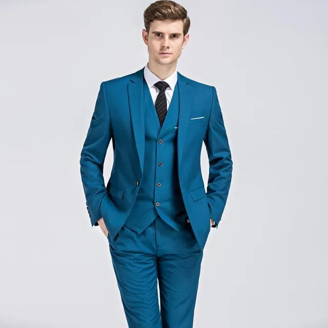 West Louis™ - Luxury Slim Fit 3-pieces Suit(Jacket Vest Pants)