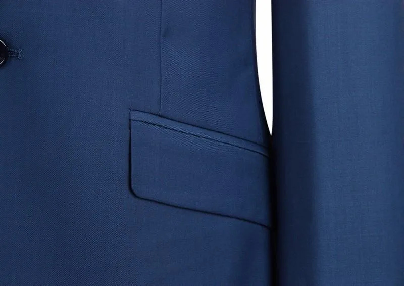 West Louis™ New York Slim Fit One Button Suit ( Blazer   Pants)