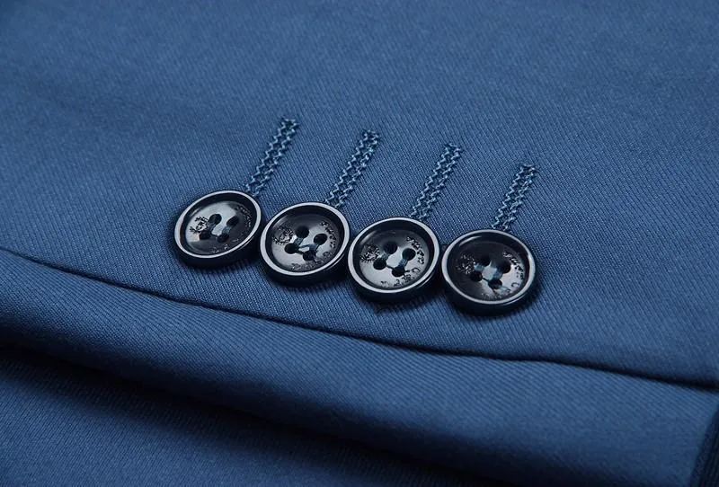 West Louis™ New York Slim Fit One Button Suit ( Blazer   Pants)
