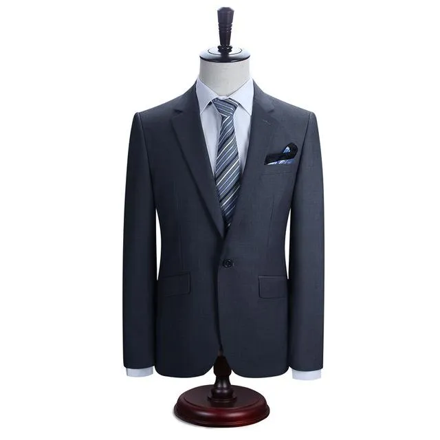 West Louis™ New York Slim Fit One Button Suit ( Blazer   Pants)