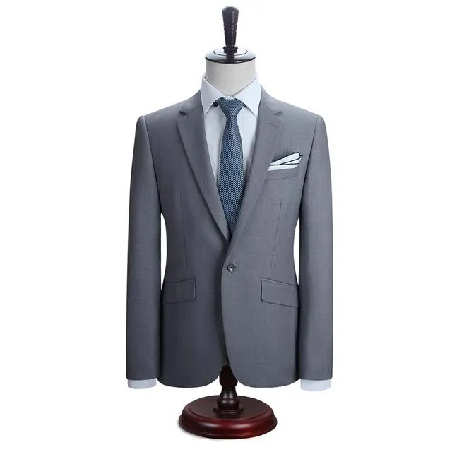 West Louis™ New York Slim Fit One Button Suit ( Blazer   Pants)