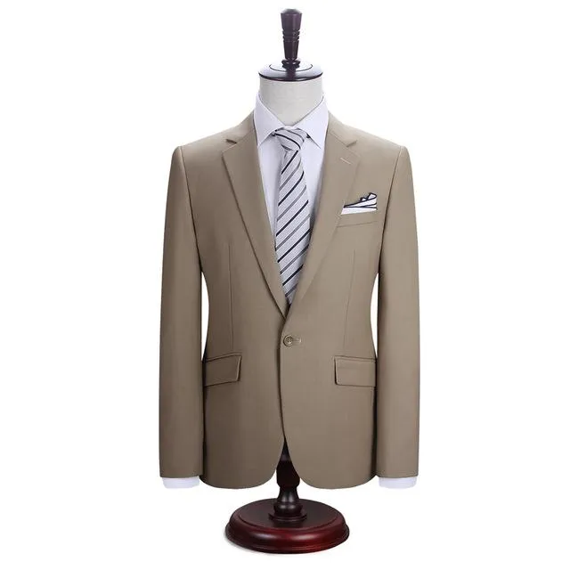 West Louis™ New York Slim Fit One Button Suit ( Blazer   Pants)