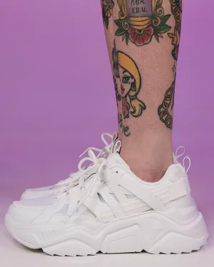 White Briella Chunky Sneakers