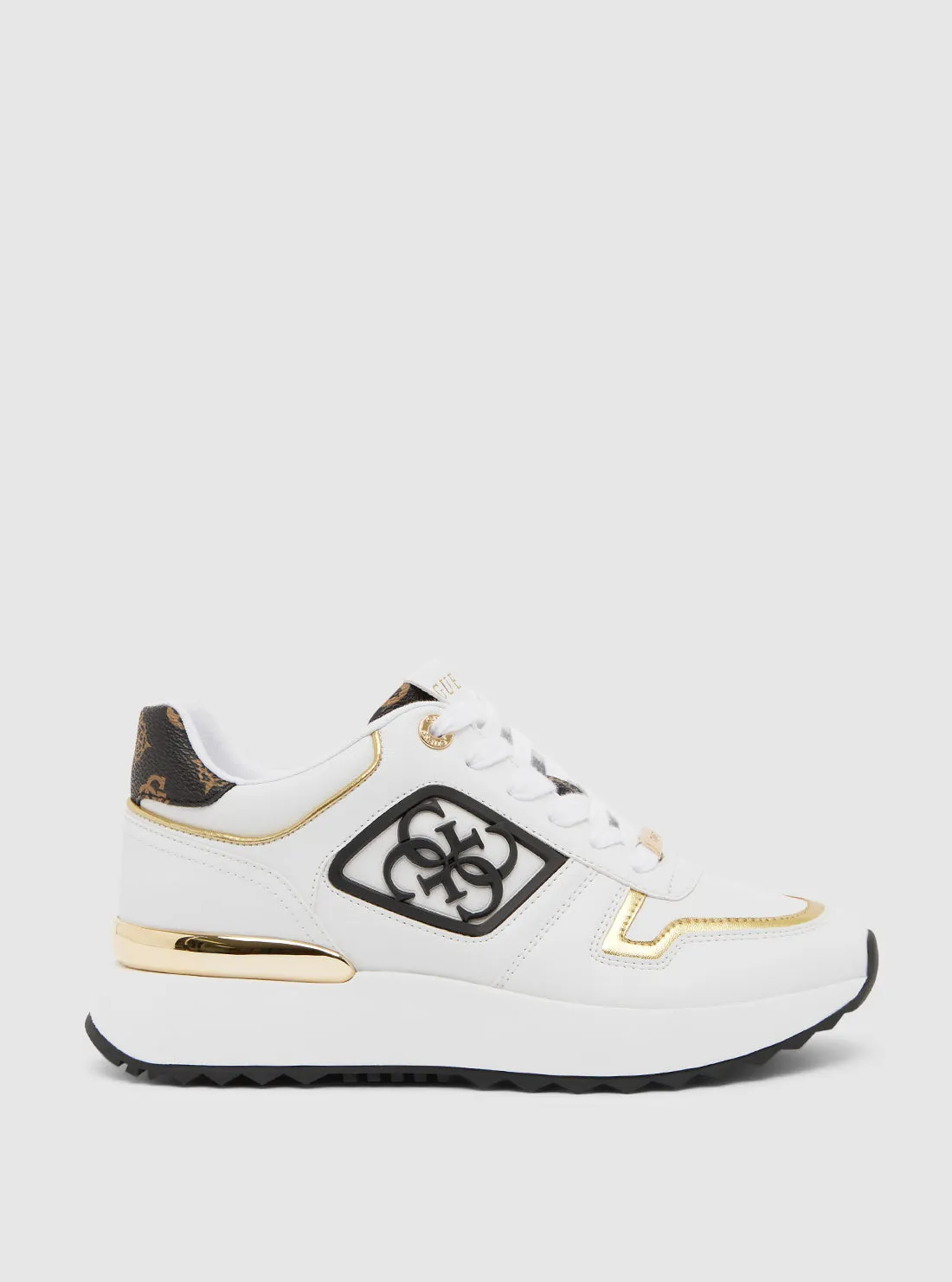 White Brown Koyaa Sneakers