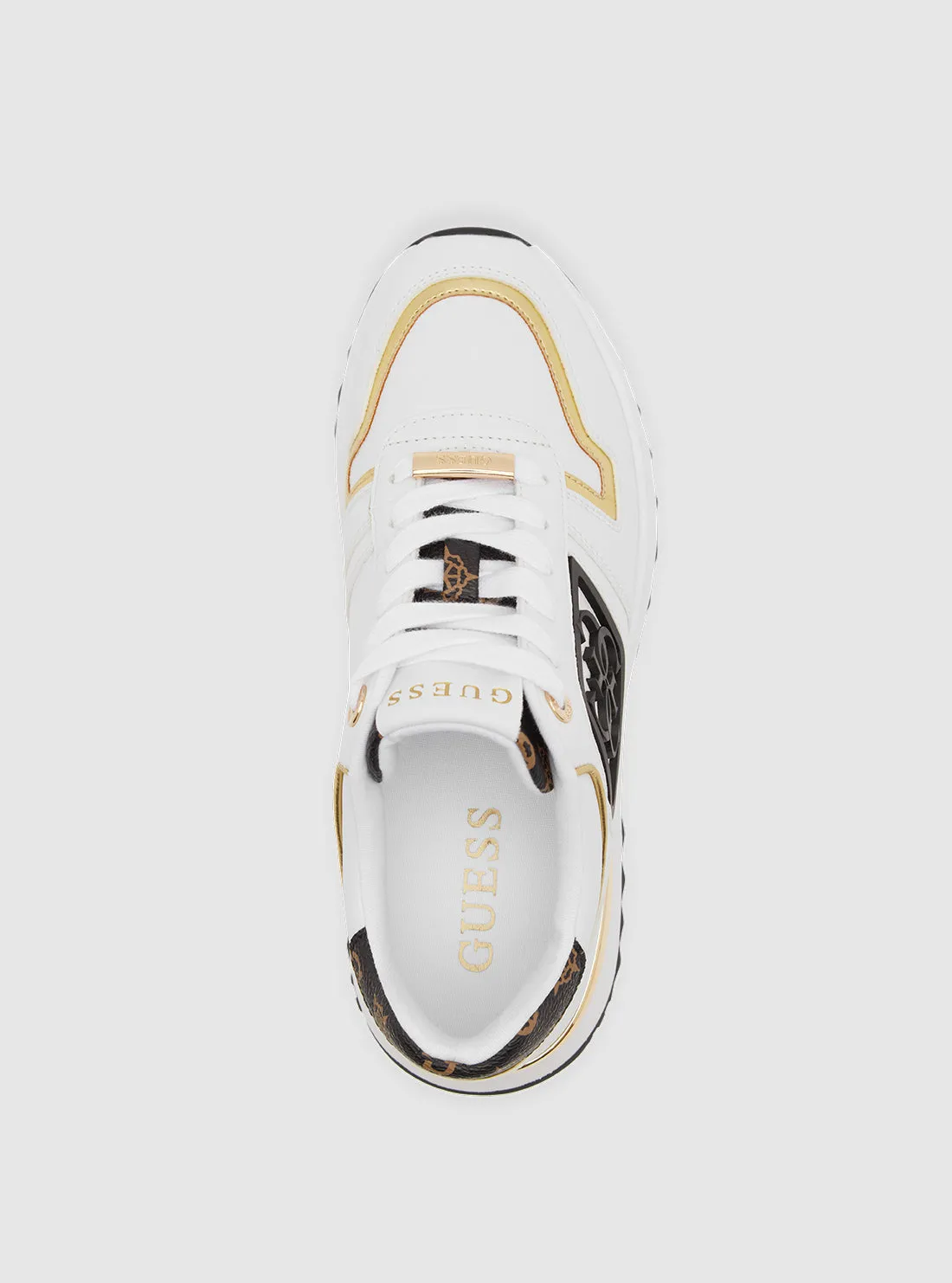 White Brown Koyaa Sneakers