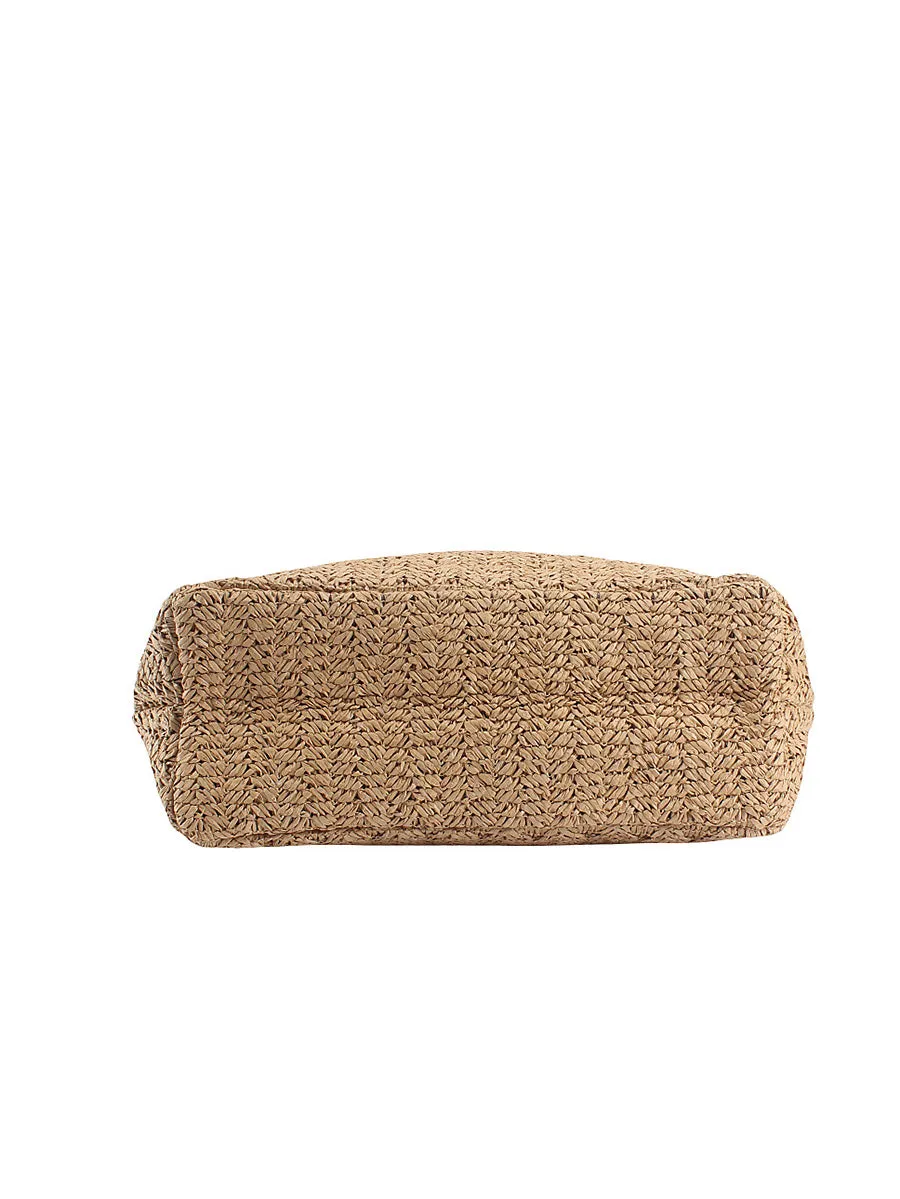 Women Casual Straw Weave Tote Bag