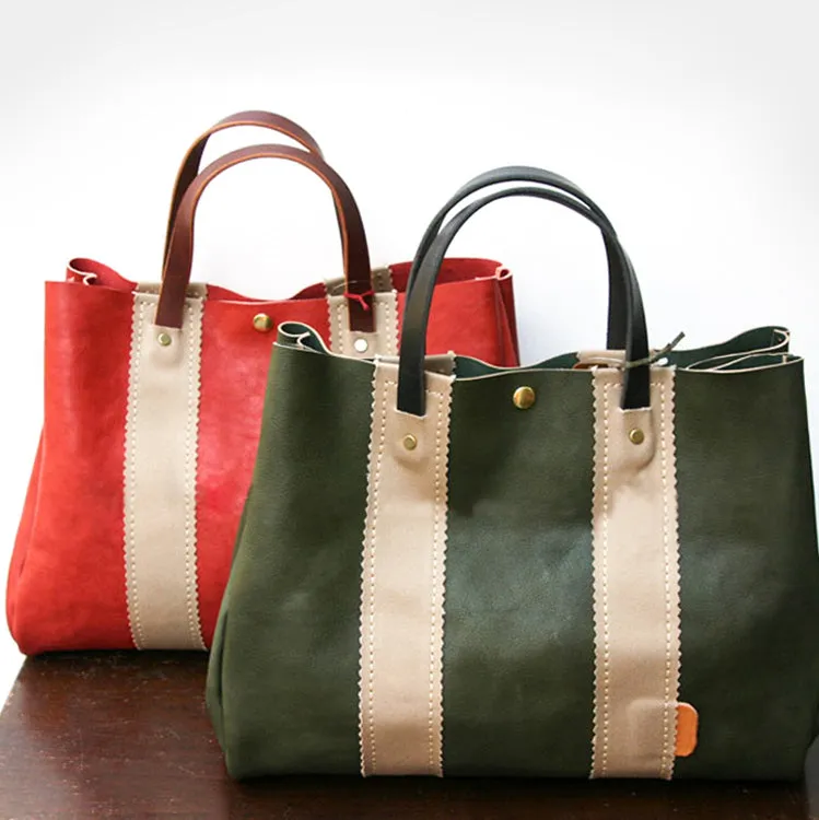 Women Leather Tote Bag Pattern Leather Pattern Women Tote Handbag Leather Craft Patterns