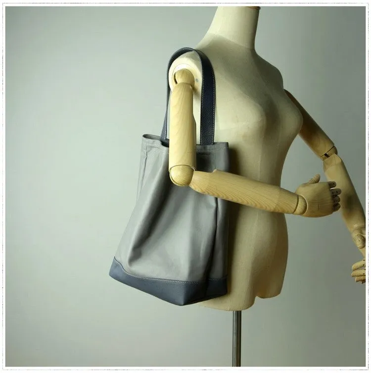 Womens Blue Nylon Shoulder Tote Bags Best Nylon Tote Handbag Shopper Bags Purse for Ladies