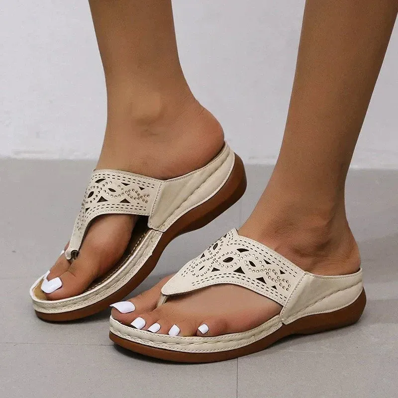 Women's Flip Flops with Arch Support Lightweight Sandals