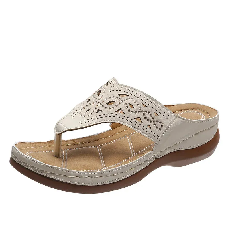 Women's Flip Flops with Arch Support Lightweight Sandals