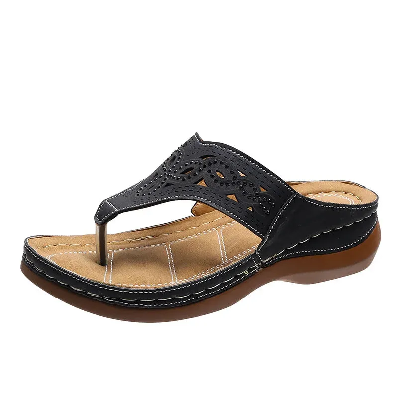 Women's Flip Flops with Arch Support Lightweight Sandals