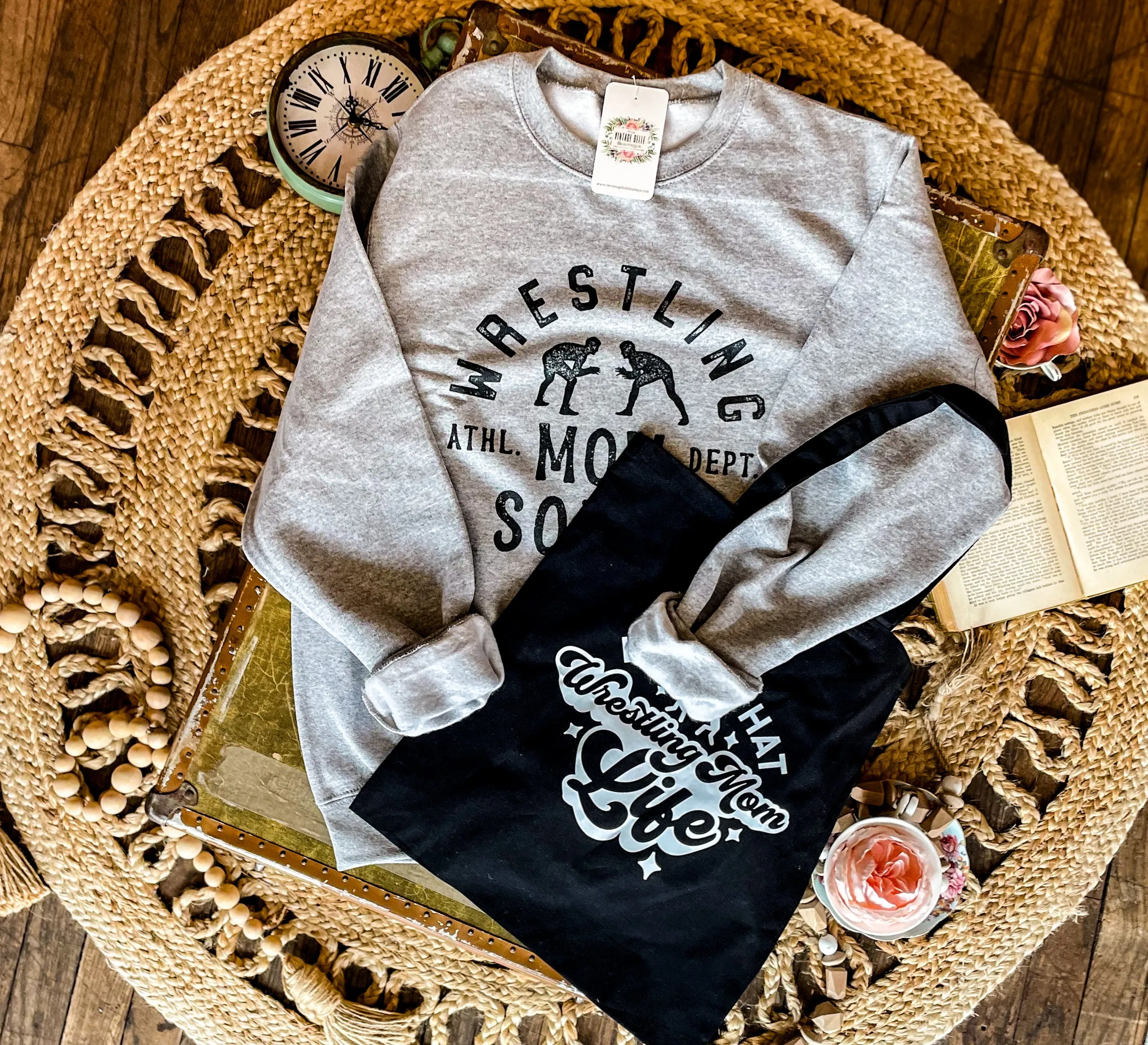 Wrestling Mom Life Tote