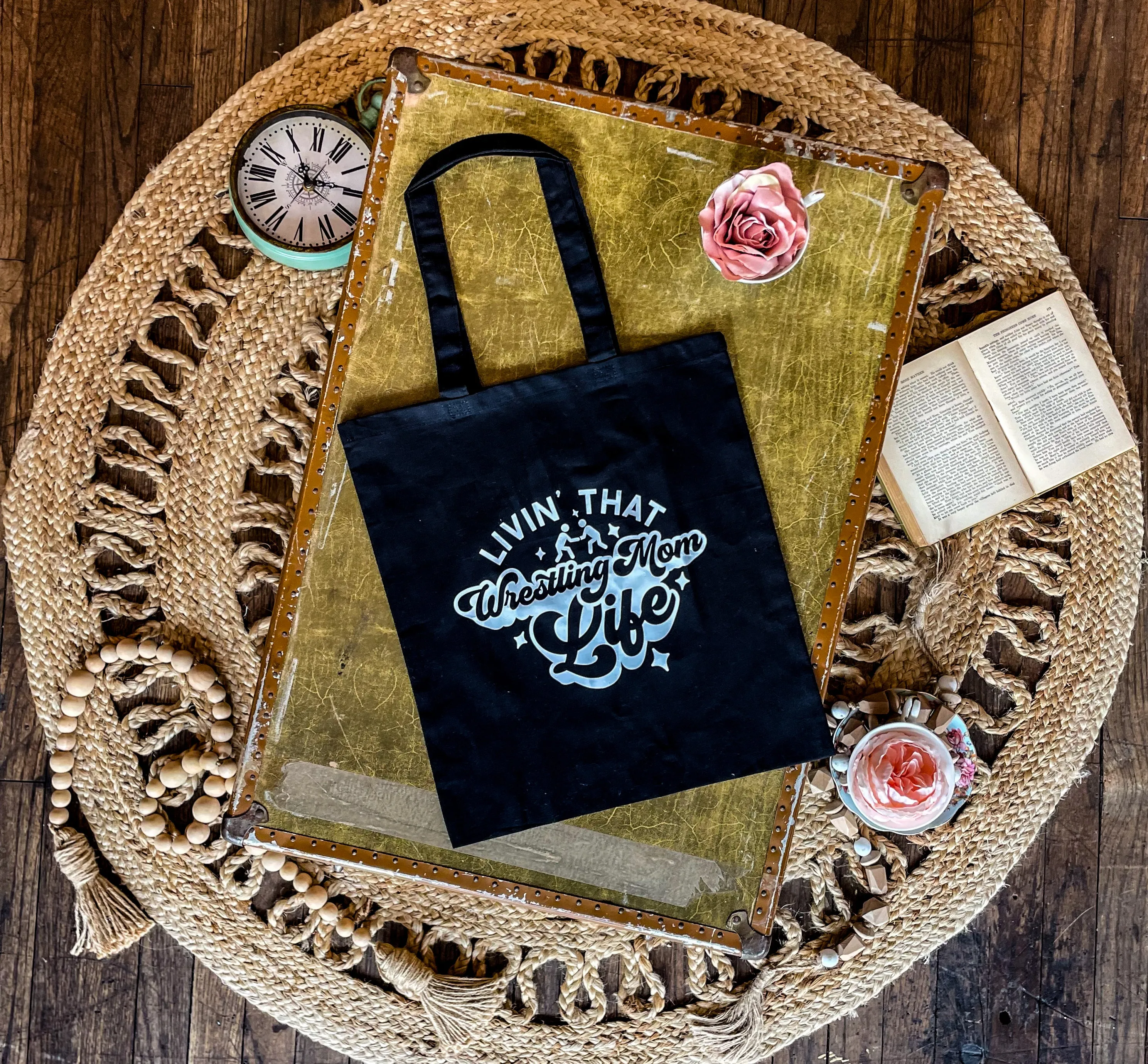 Wrestling Mom Life Tote