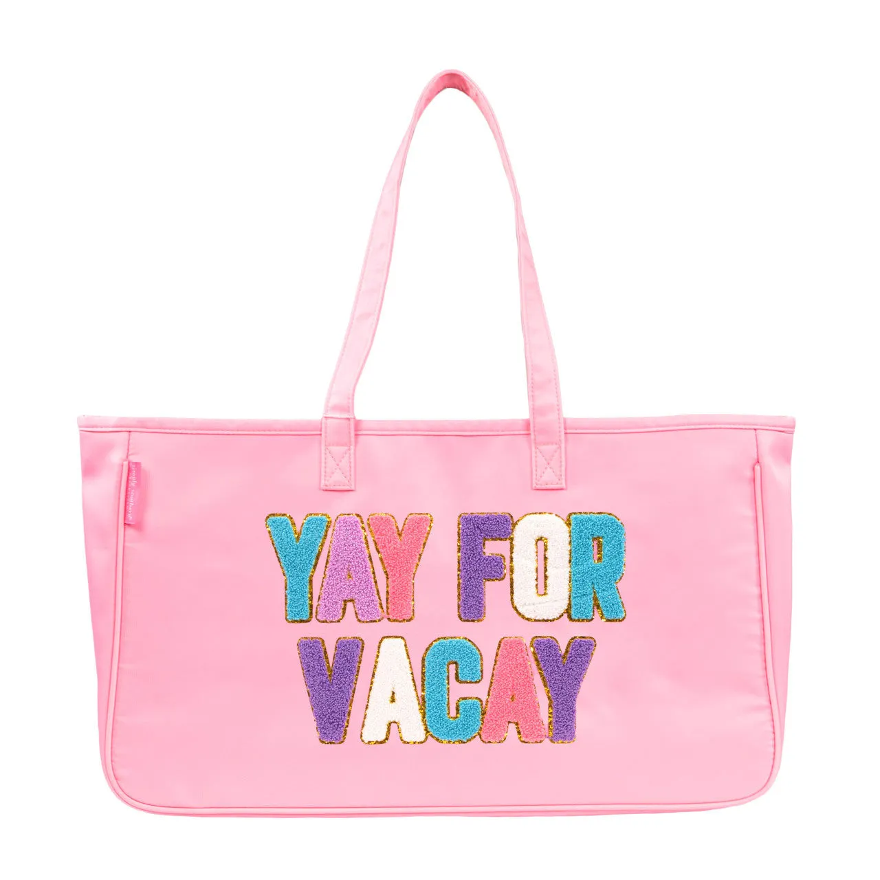 Yay For Vacay Sparkle Tote Bag