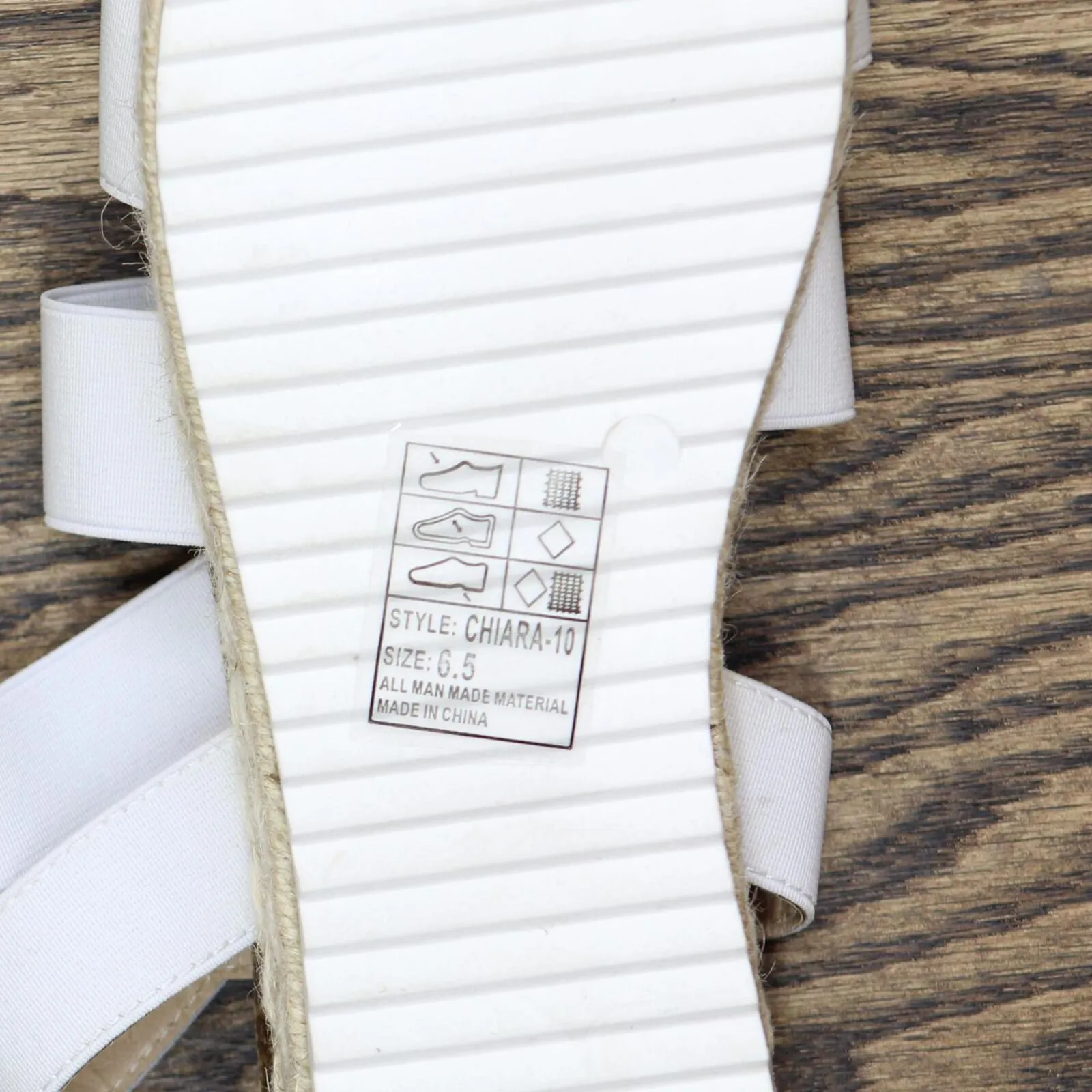 Yoki Women's Platform Espadrille Sandals CHIARA-10WHITE White 6.5M